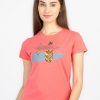 Womens Printed Round Neck T-Shirt