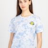 Womens Front & Back Print Round Neck T-Shirt