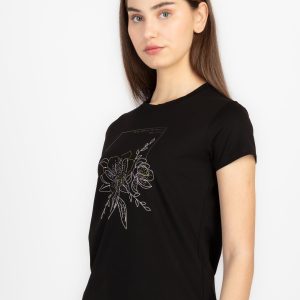 Status Quo Womens Printed Round Neck T-Shirt