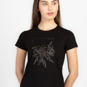 Status Quo Womens Printed Round Neck T-Shirt