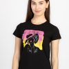 Womens Printed Round Neck T-Shirt