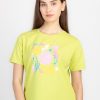 Womens Printed Round Neck T-Shirt