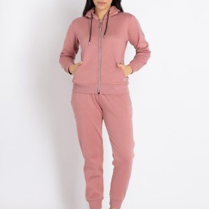 Status Quo Womens Solid Zipper Tracksuit