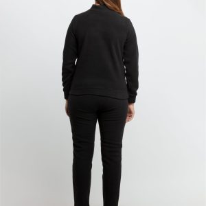 Womens Solid High Neck Tracksuit