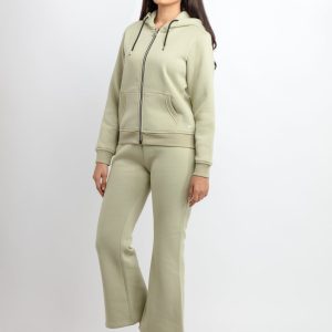 Status Quo Womens Solid Zipper Tracksuit