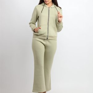 Status Quo Womens Solid Zipper Tracksuit