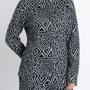 Womens Jacquard High Neck Tracksuit