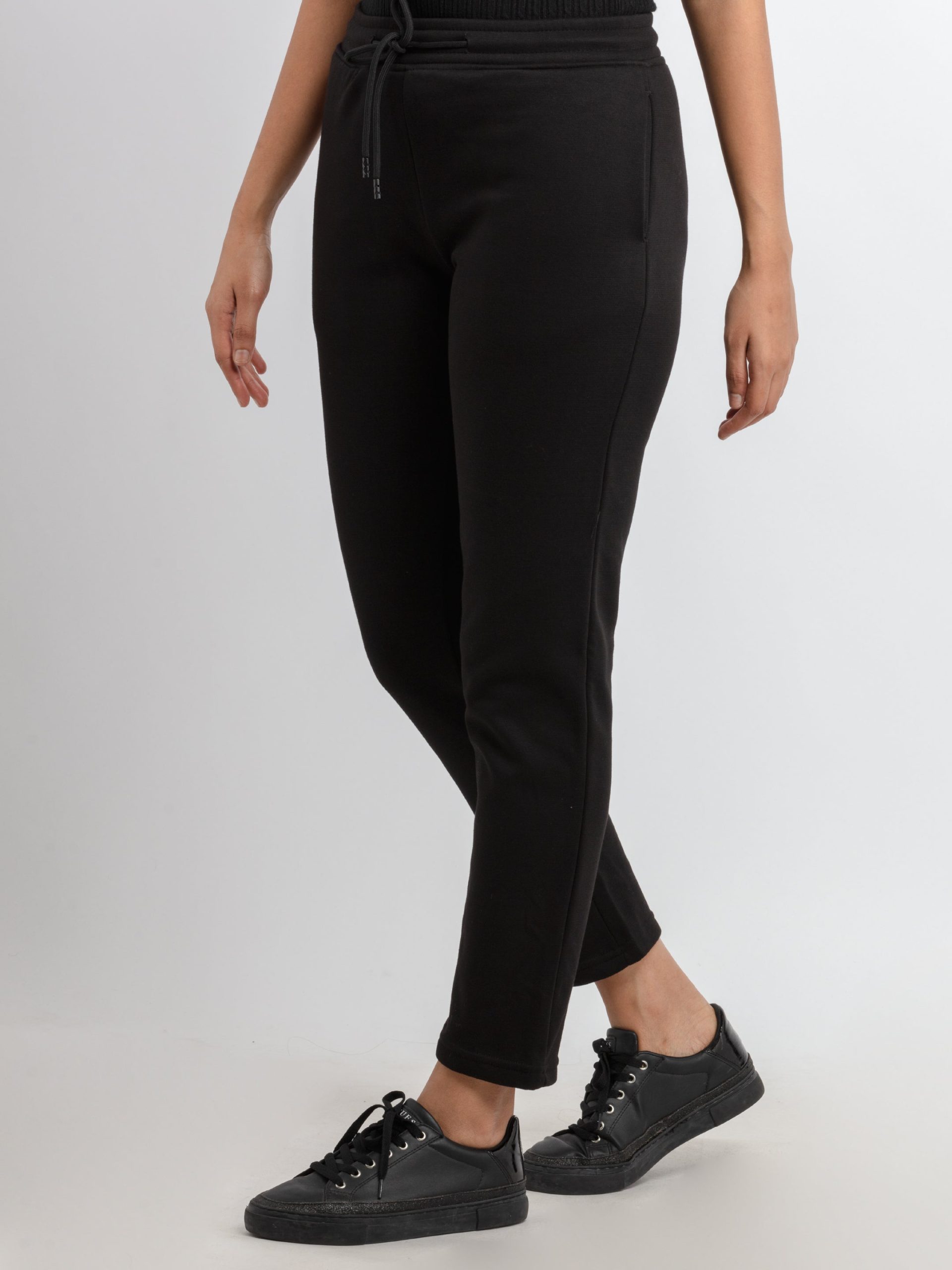 Status Quo Womens Solid Regular Fit Trackpants