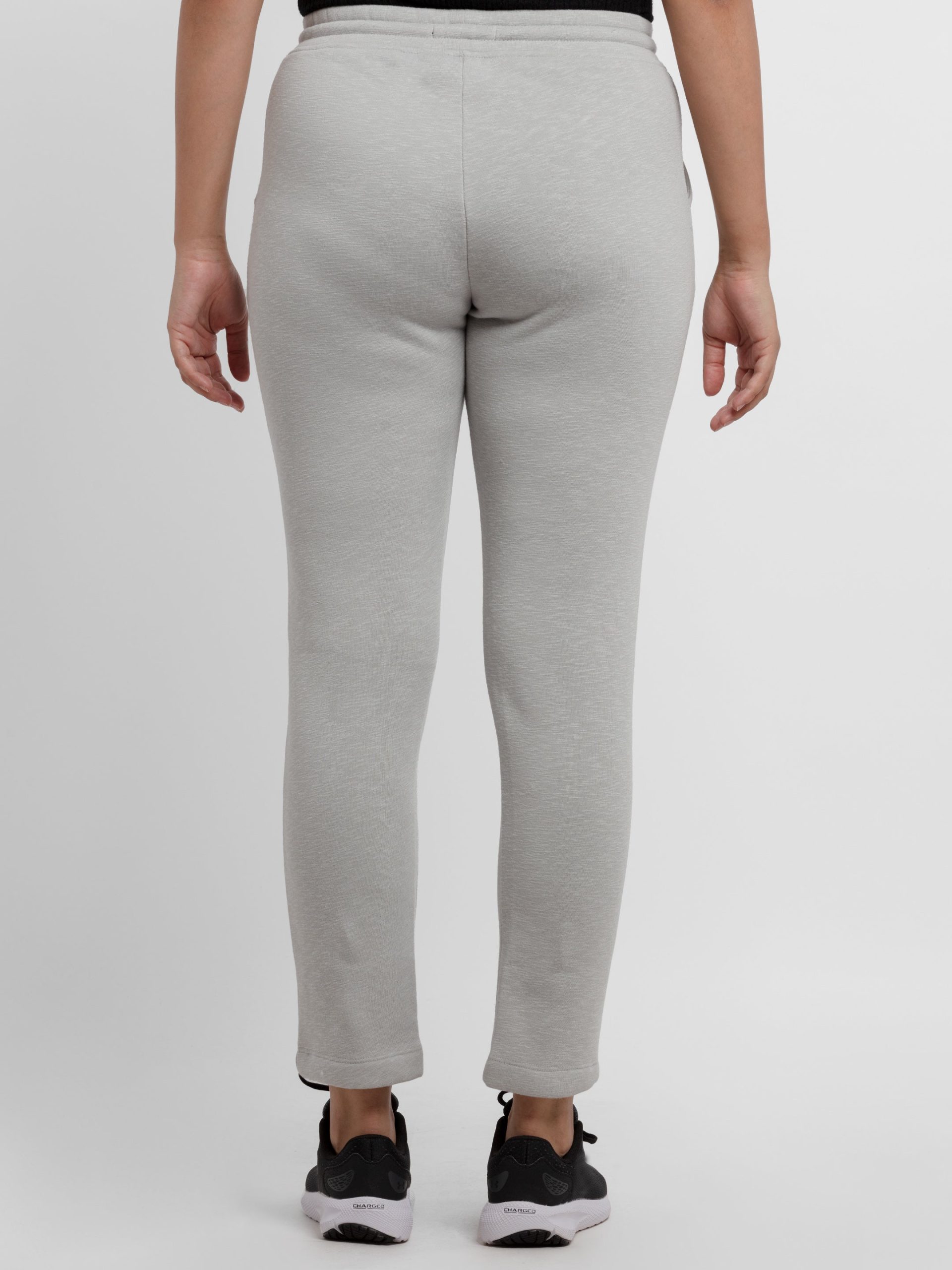 Womens Solid Regular Fit Trackpants