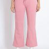 Womens Solid Knitted Track Pants