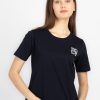 Womens Front & Back Print Round Neck T-Shirt