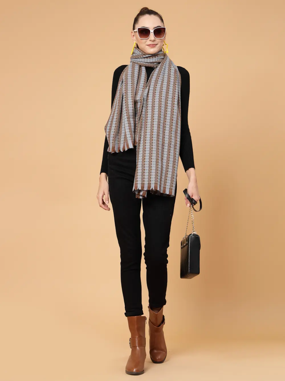 Checked Stole