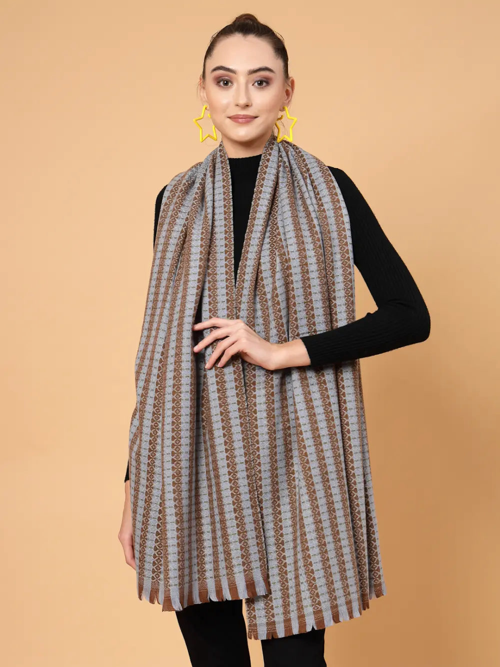 Checked Stole