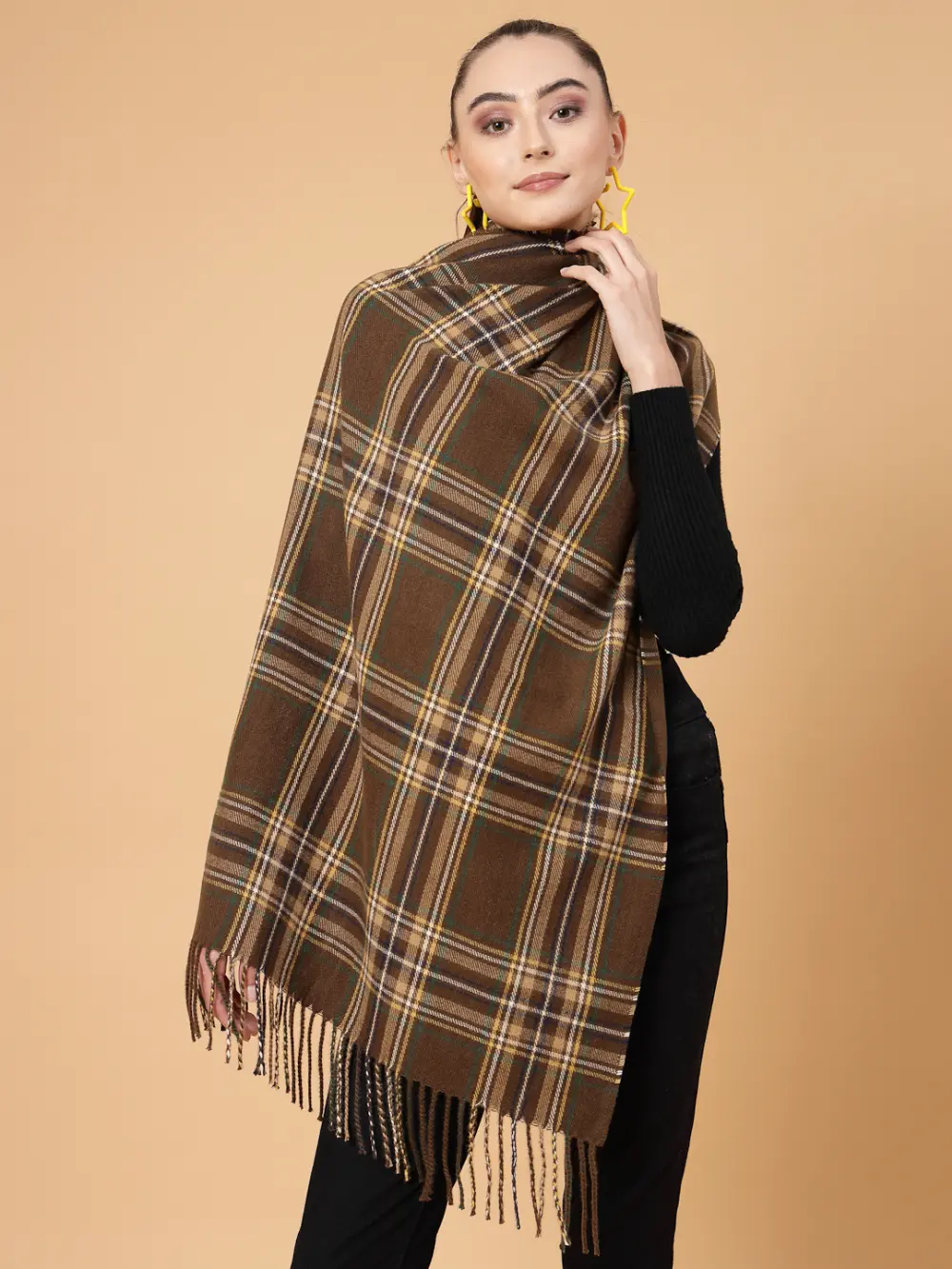 Checked Stole