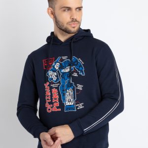 Mens Printed Hooded Sweatshirt