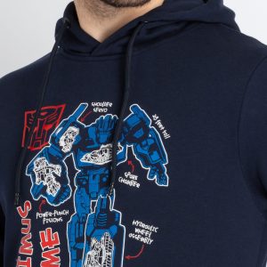 Mens Printed Hooded Sweatshirt