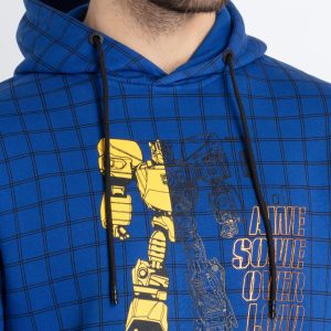 Mens All Over Printed Hooded Sweatshirt