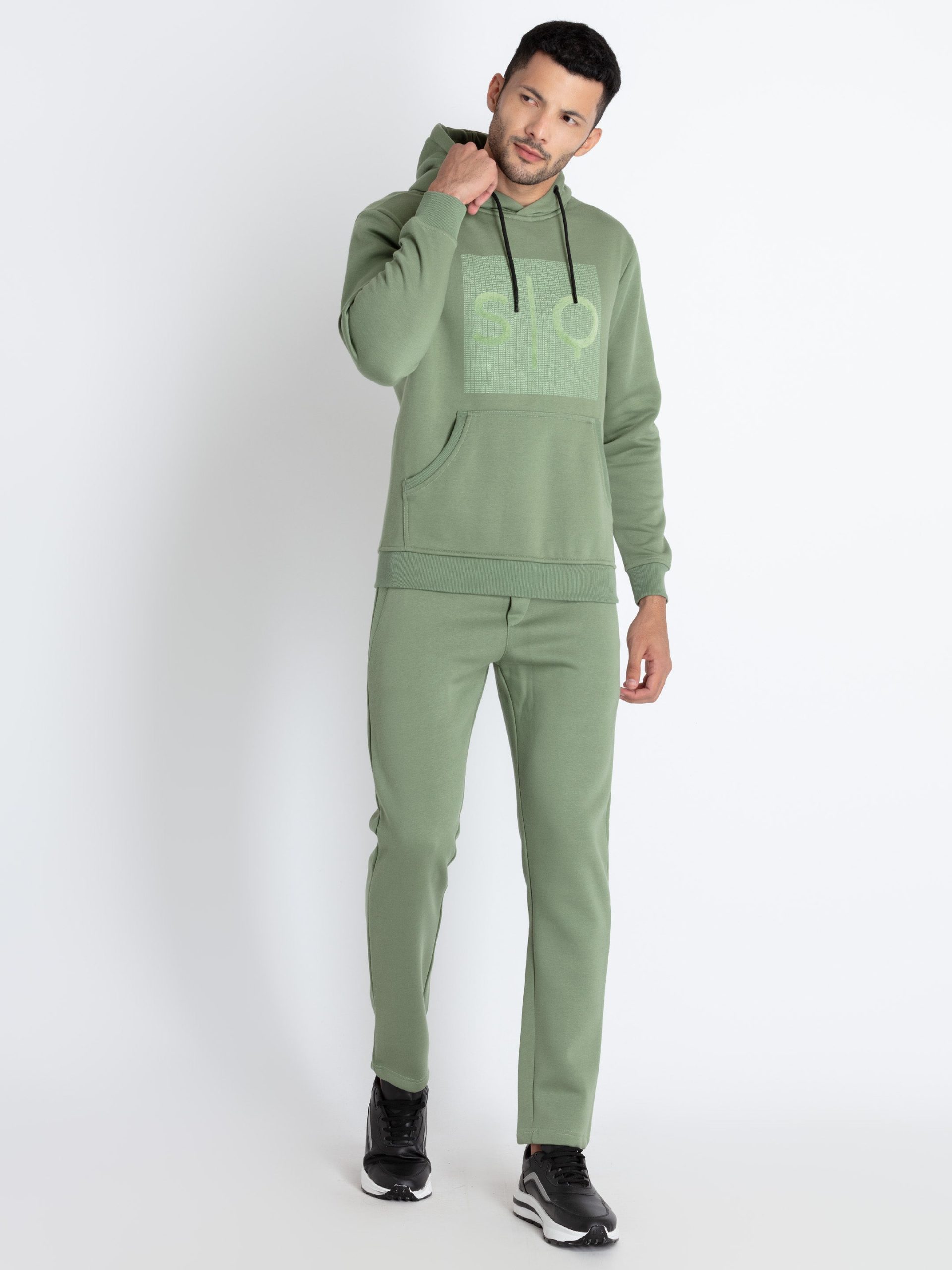 Mens Printed Hooded Tracksuit
