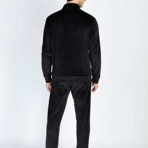 Status Quo Men'S Solid High Neck Tracksuit