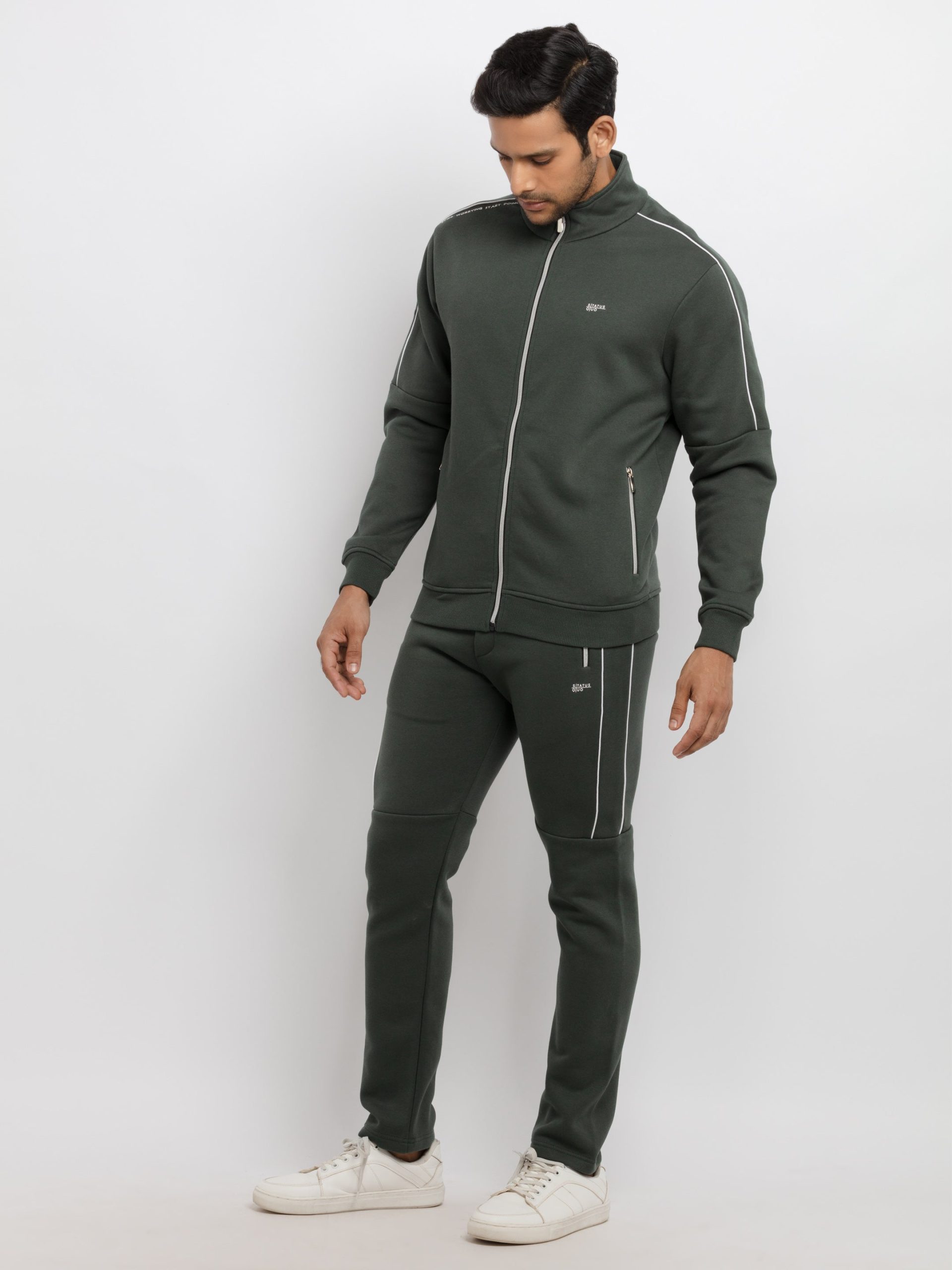 Mens Solid Tracksuit