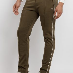 Status Quo Mens Solid Regular Fit Trackpants