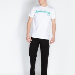 Mens Cut & Sew Regular Fit Track Pants