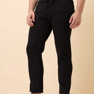 Status Quo Men'S Solid Regular Fit Track Pant With 3 Pockets