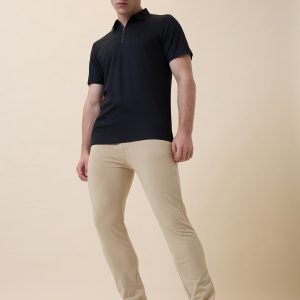 Status Quo Men'S Solid Regular Fit Track Pant With Drawstring