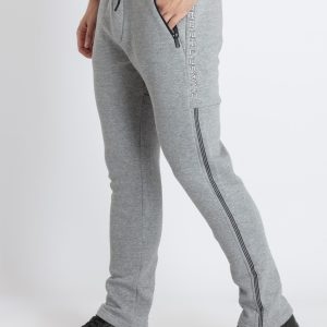 Mens Solid Regular Fit Track Pants