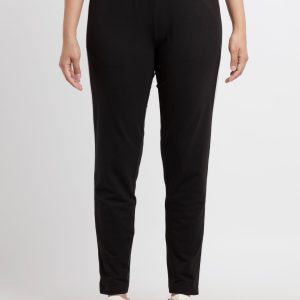 Womens Solid Regular Fit Trackpant